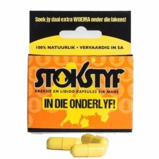 Stokstyf in die onderlyf (3 tablets)