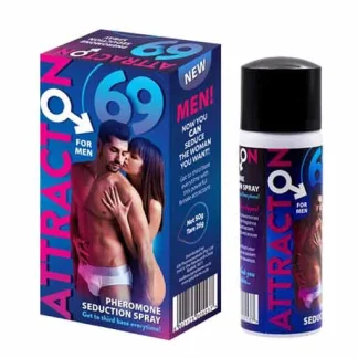 Attracton 69 Pheromone Seduction Spray for Men