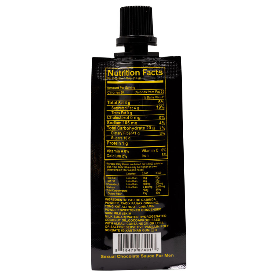 Rhino VIP Chocolate Syrup Sachet - Image 3